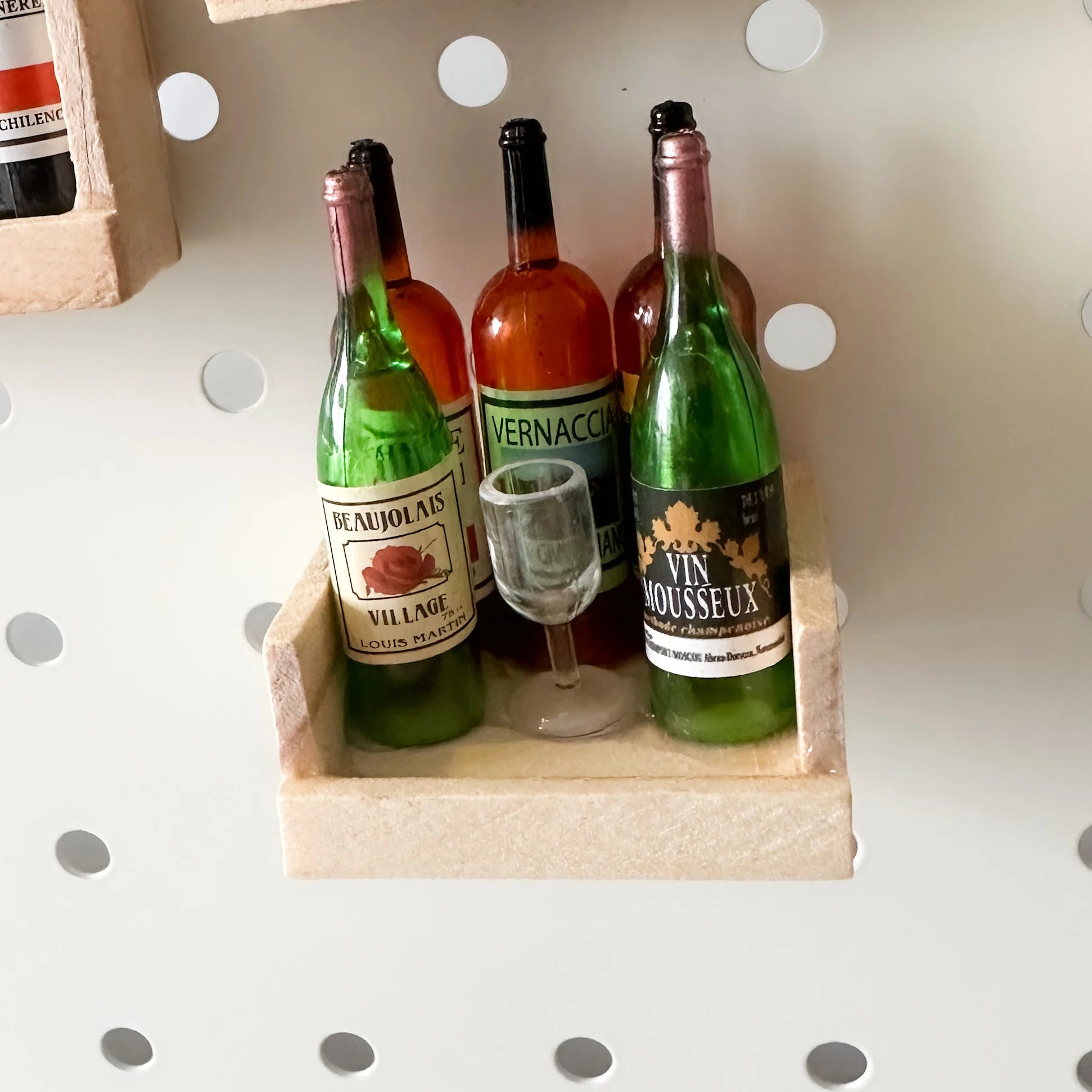 Charming Christmas 3D Wooden Wine Bottle Magnets - Image 6