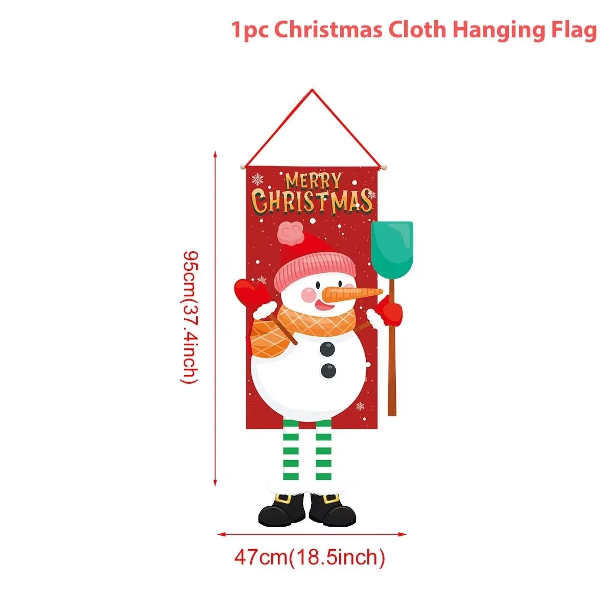 Festive Merry Christmas Door Banner Decoration - Image 6