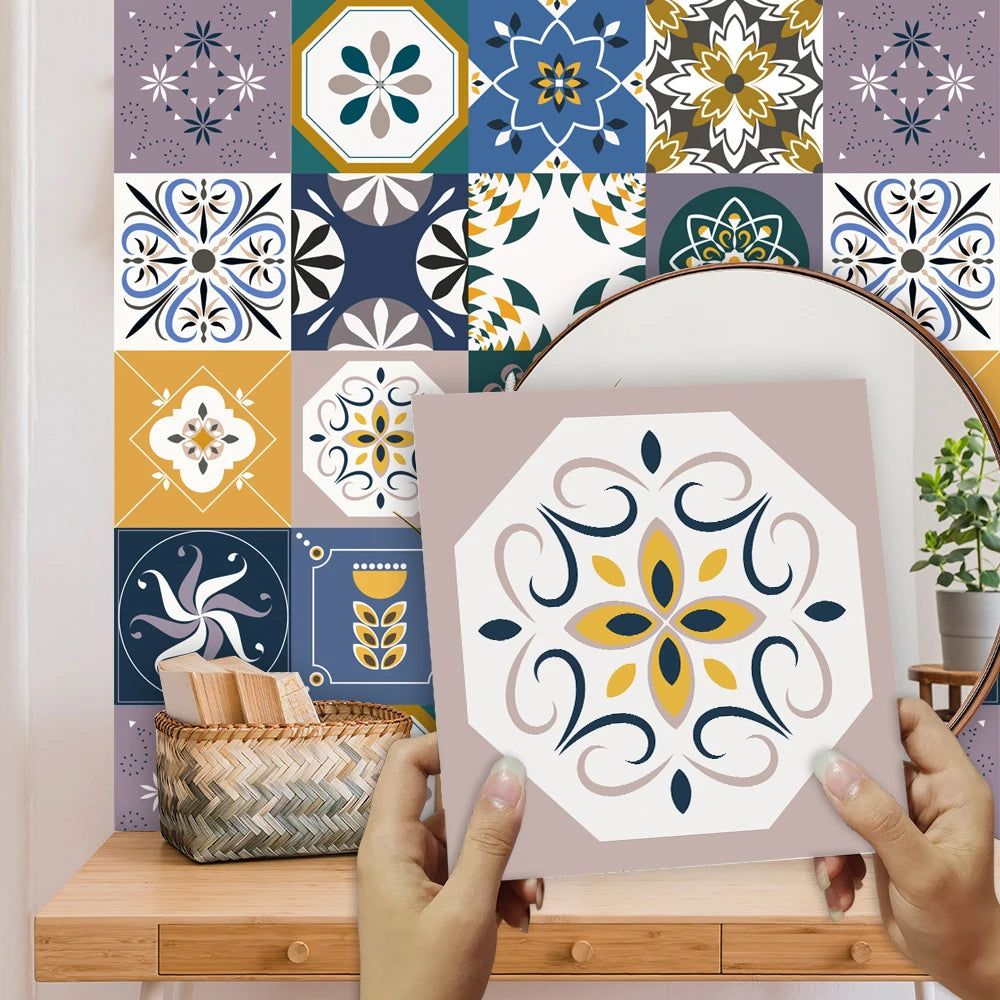 16-Piece Matte Waterproof Christmas Wall Stickers - Image 86