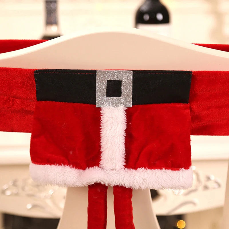 Festive Santa & Elf Chair Covers - 46x30cm - Image 7