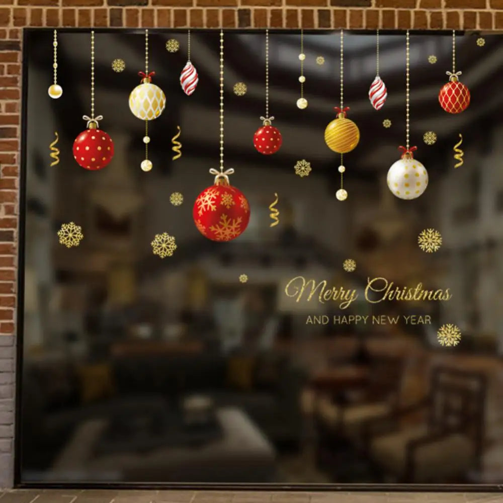 Reusable Christmas Snowflake Window Stickers - PVC - Image 3