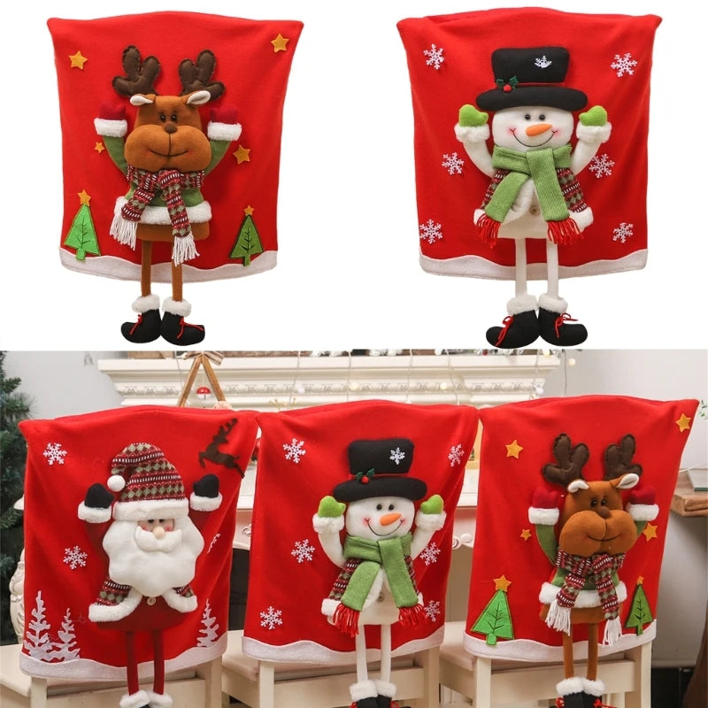 Adorable Santa Chair Covers for Holiday Cheer