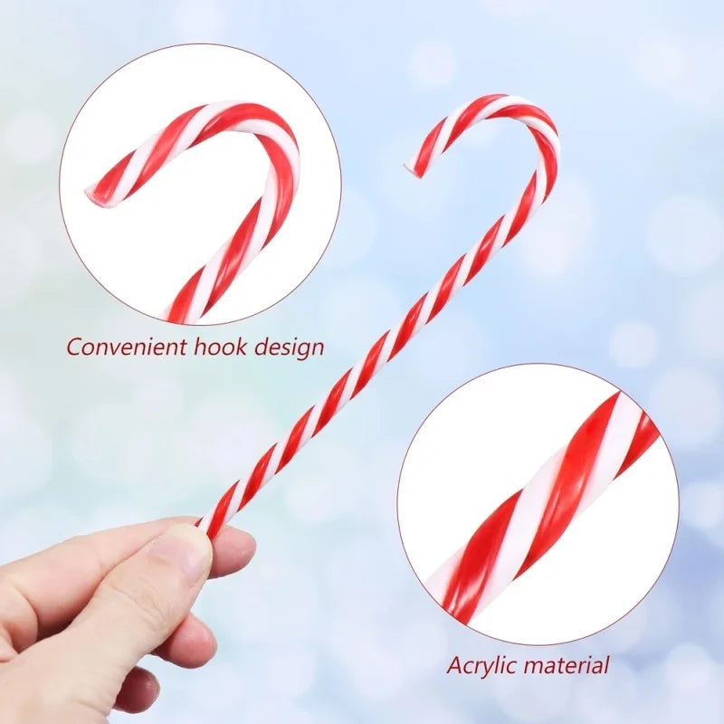 Charming Red & White Candy Cane Ornaments - Image 25