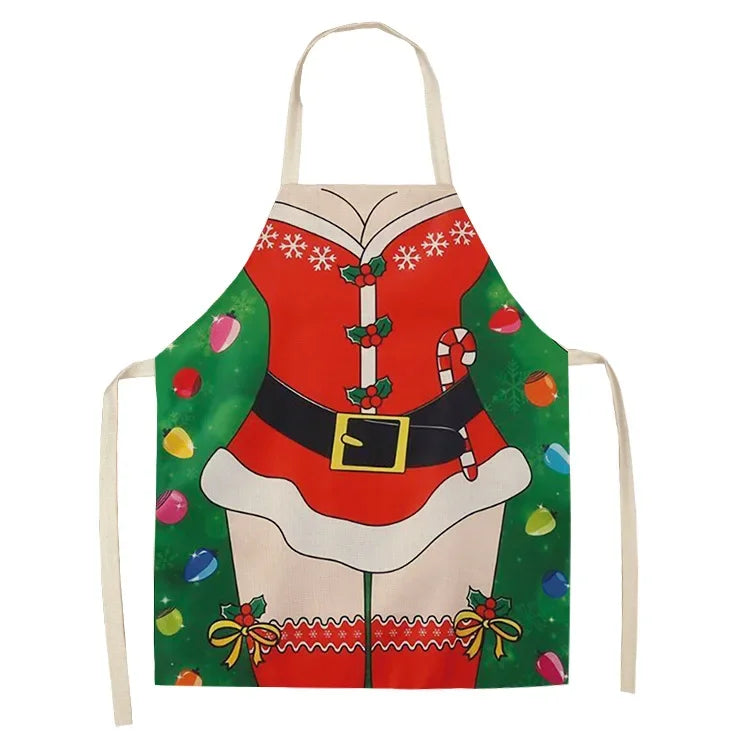 Festive Santa Claus Apron for Holiday Cheer - Image 4