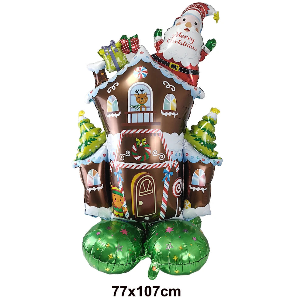Festive Christmas Balloon Set: Snowman, Tree & Santa! - Image 12