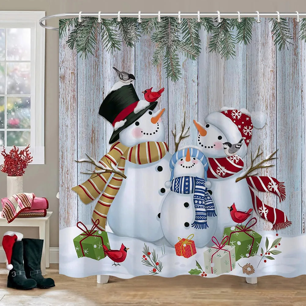 Festive Red Truck Christmas Bathroom Set - Image 10