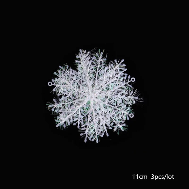 Charming Fluffy White Snowflakes for Holiday Decor - Image 8
