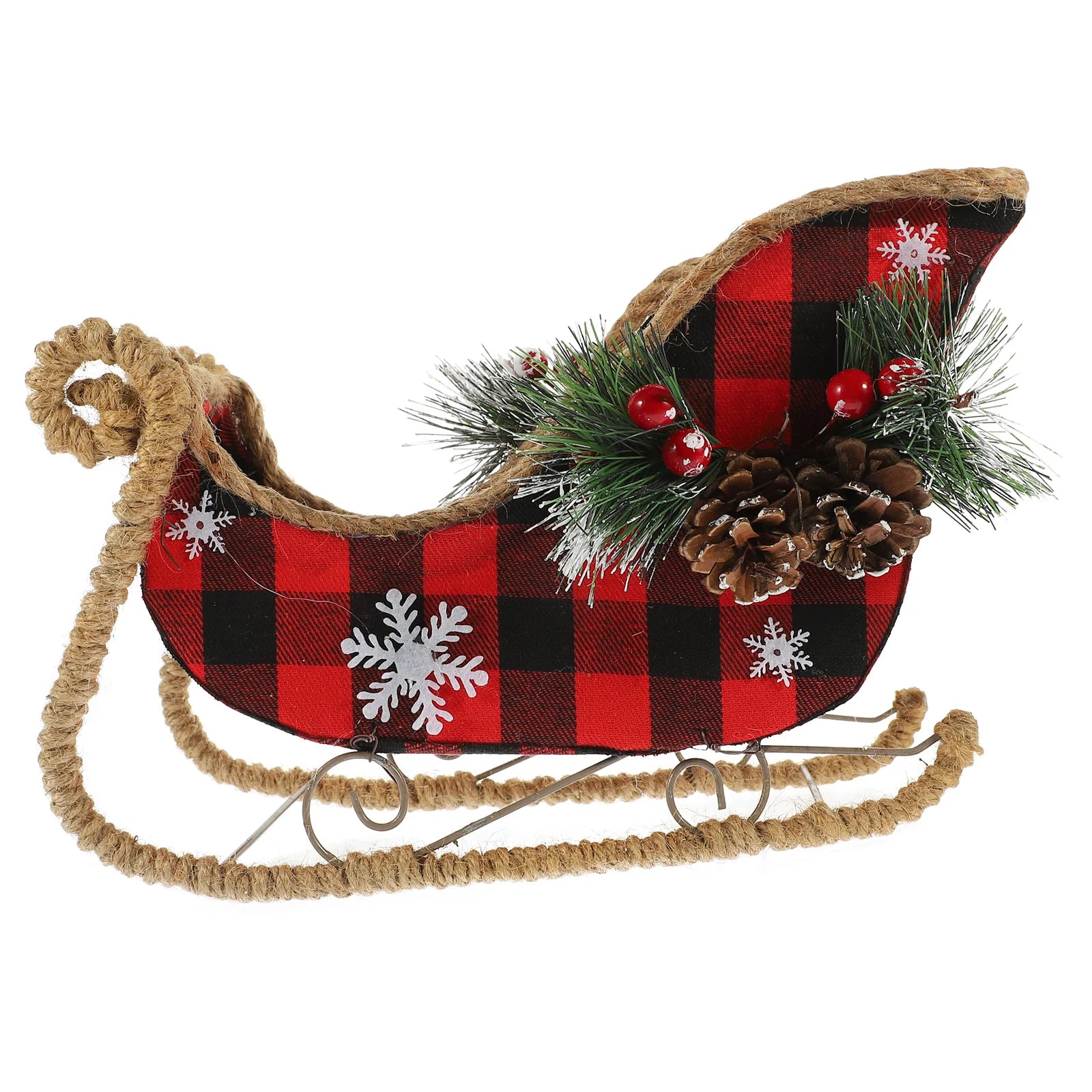 Charming Sleigh Ornament for Christmas Table Decor - Image 5