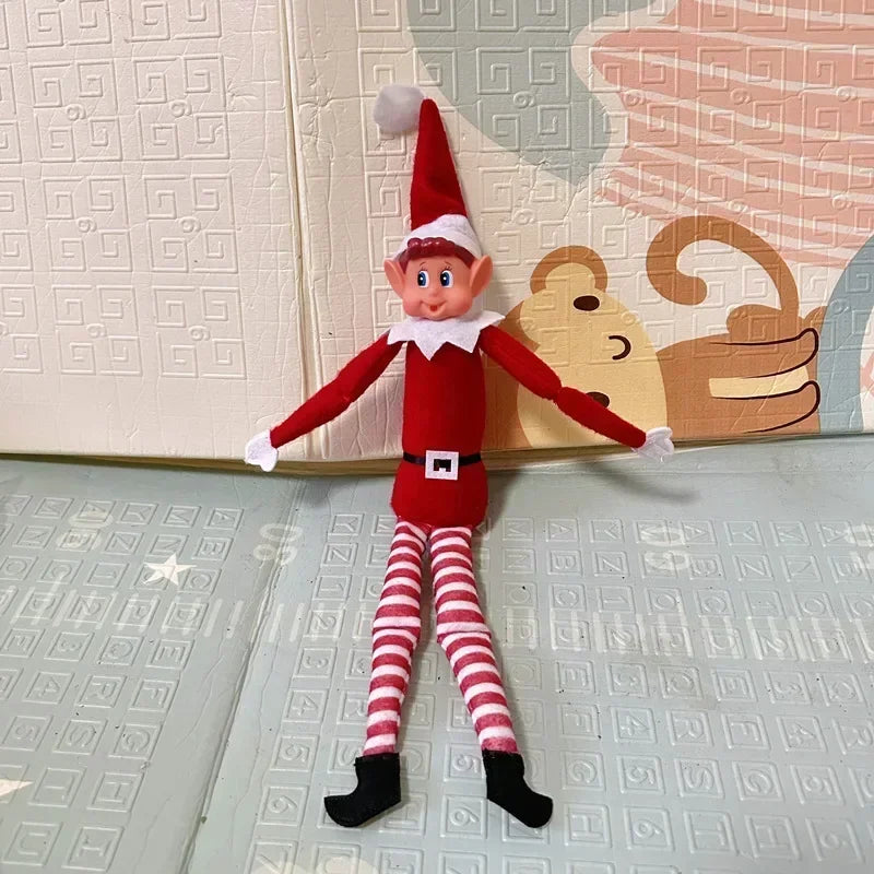 Charming Red Elf Doll for Festive Christmas Decor - Image 6