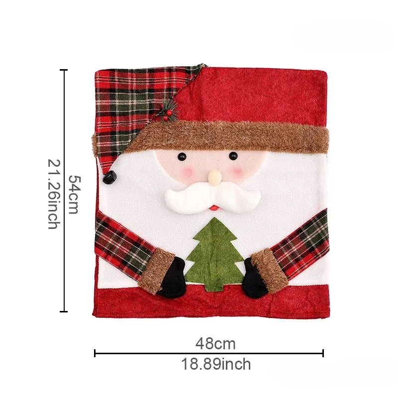 Charming Christmas Chair Back Stretch Covers - Image 9