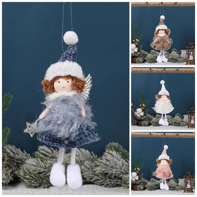 Charming Christmas Angel Doll Hanging Ornament - Image 3