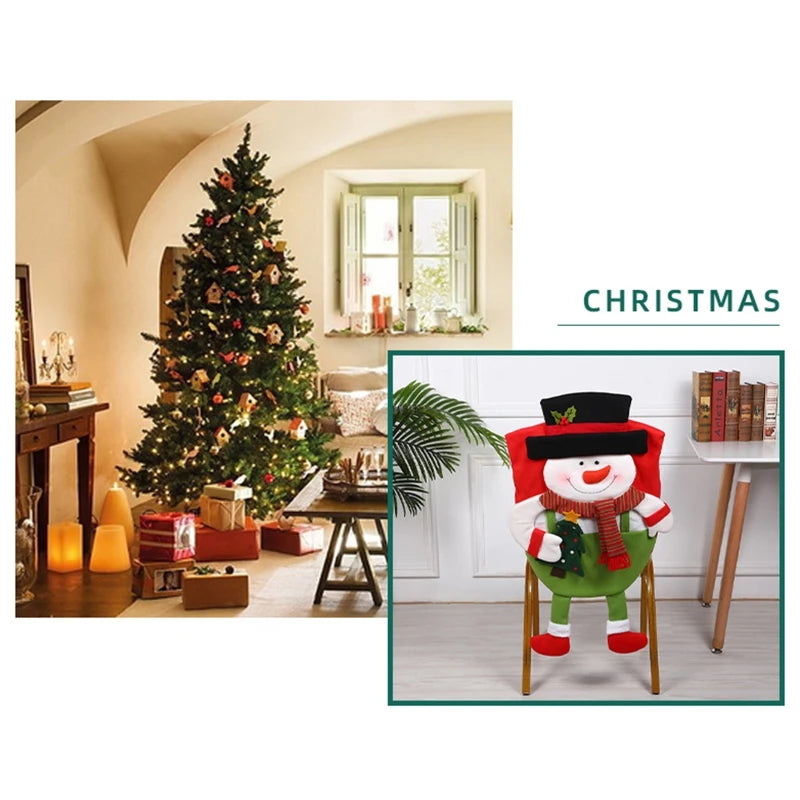 Festive Christmas Chair Slipcovers for Holiday Cheer - Image 7