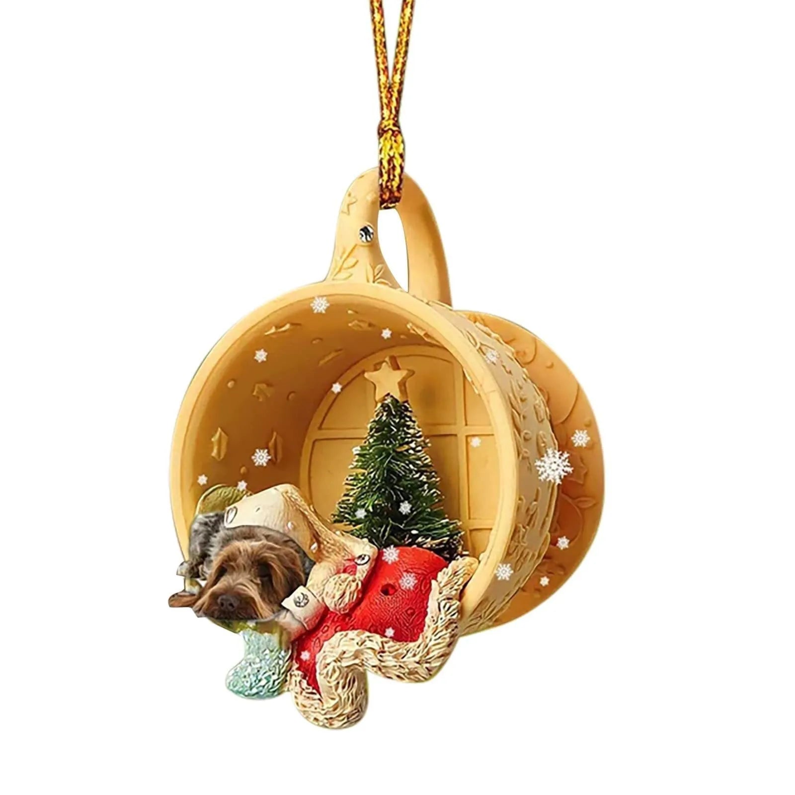 Charming Acrylic Dog Ornaments for Festive Decor - Image 17