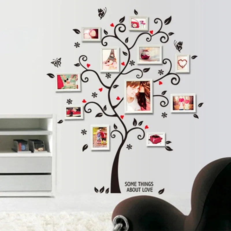 Charming Christmas Tree Mirror Wall Decals - Image 10