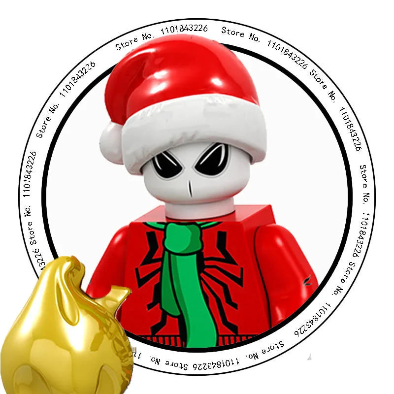 Christmas Mini Building Blocks: Santa & Reindeer Gifts - Image 22