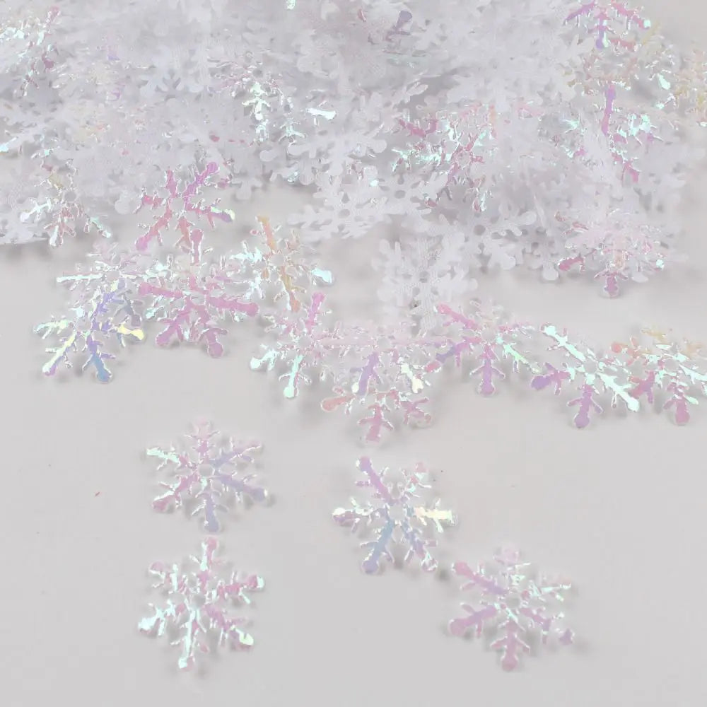 Colorful Glitter Snowflake Confetti for Christmas Decor - Image 23