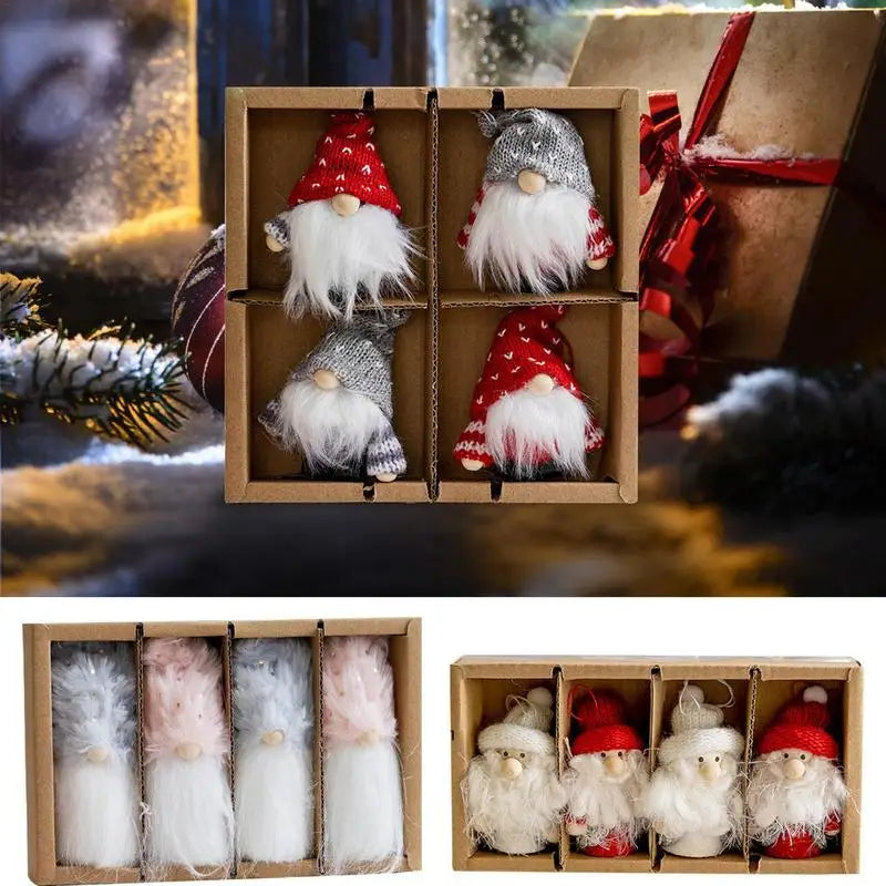 Colorful Santa Gnome Ornaments for Christmas Cheer - Image 3