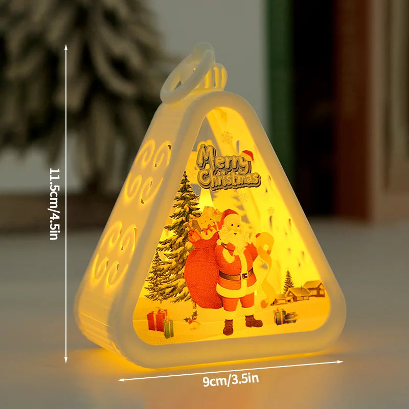 Festive Christmas Light Lanterns for Holiday Decor - Image 12