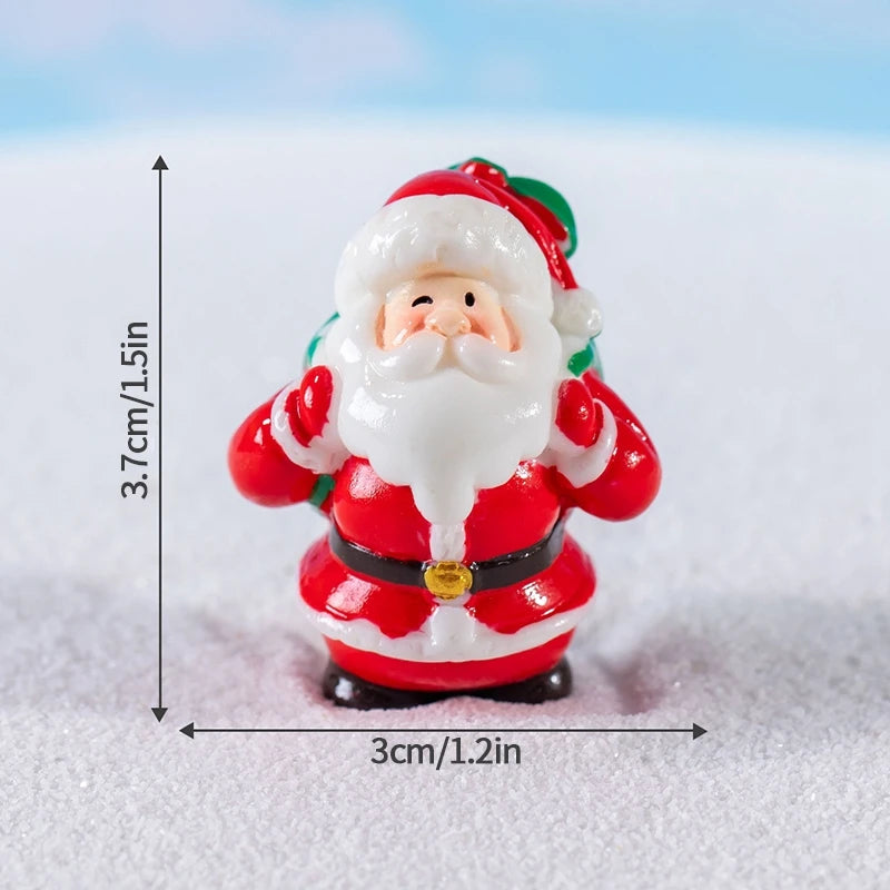 Charming Mini Santa Snowman Christmas Ornaments - Image 13