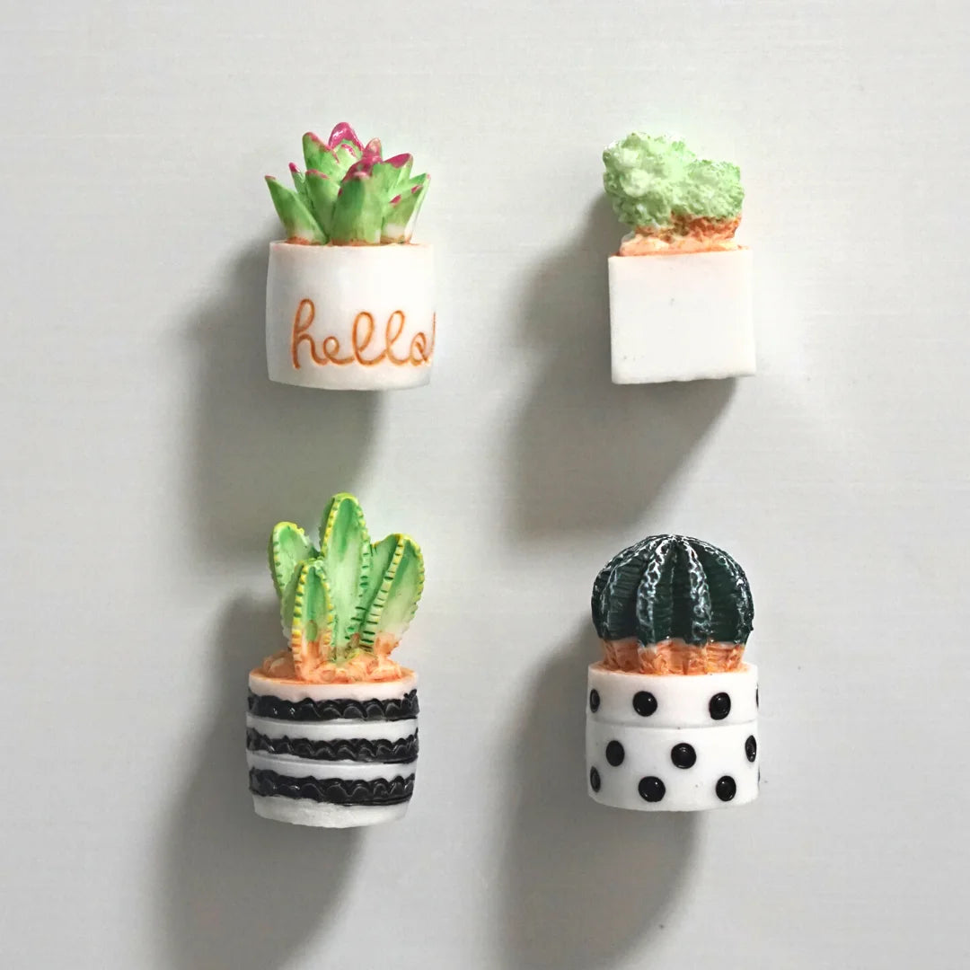 3D Cute Cactus Fridge Magnets for Christmas - Image 6
