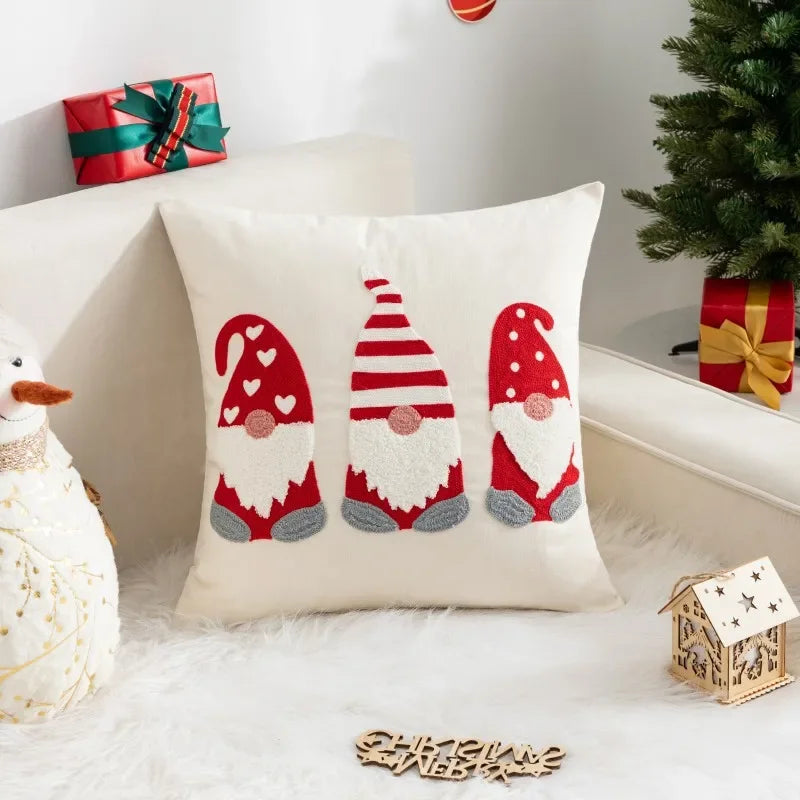 Charming Santa Claus Christmas Pillow Cover - Image 12