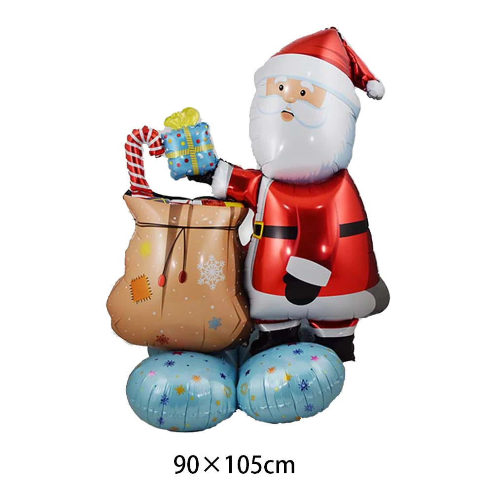 Festive Christmas Balloon Set: Snowman, Tree & Santa! - Image 3