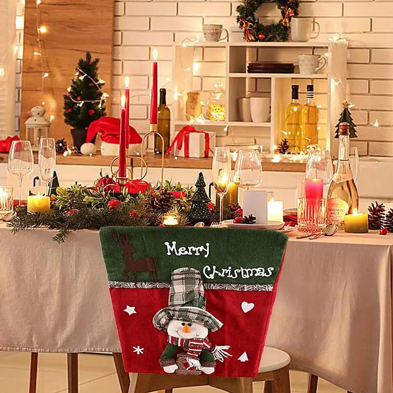 Festive 3D Doll Chair Covers for Christmas - Image 7