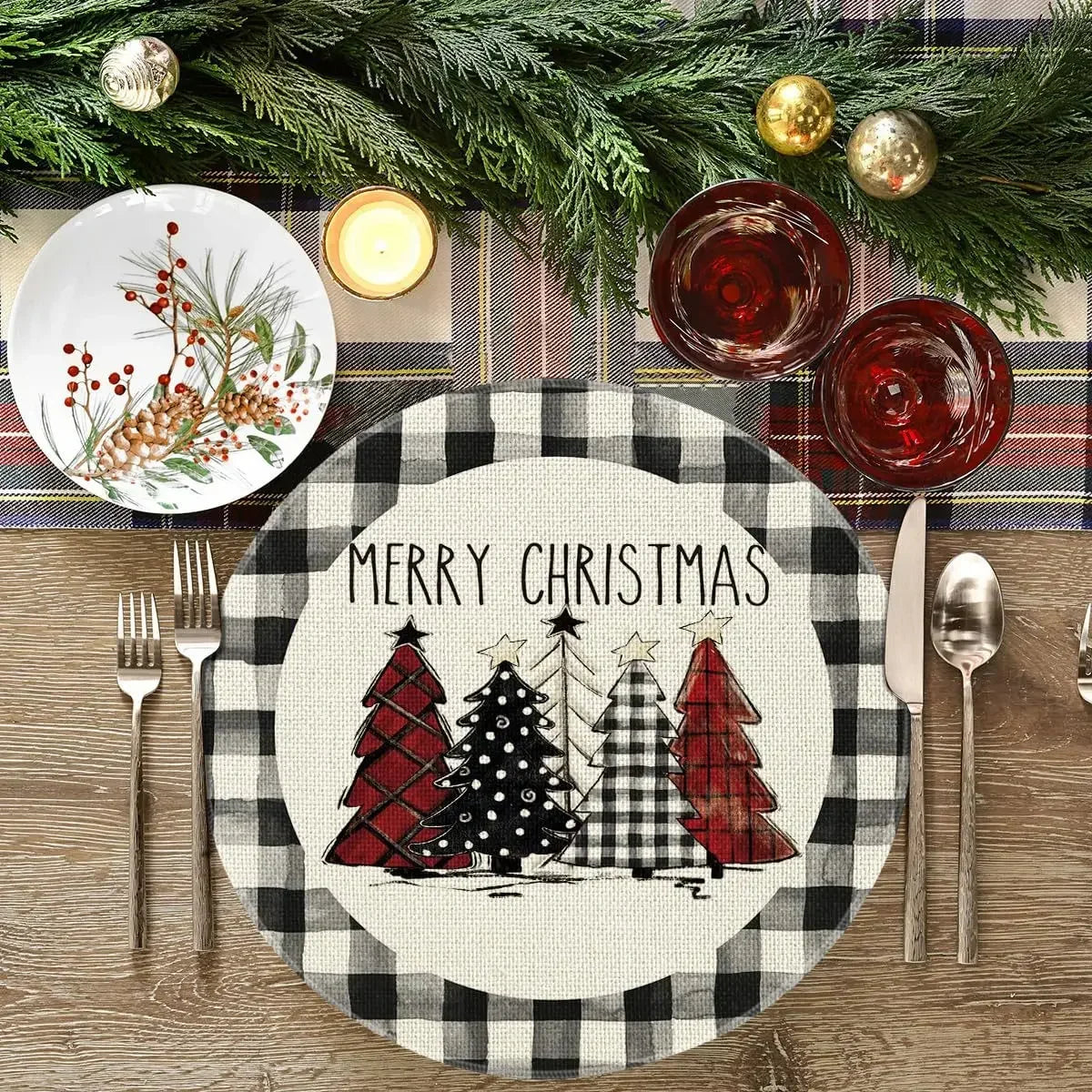 Charming Snowman & Cardinal Christmas Placemats - Image 10