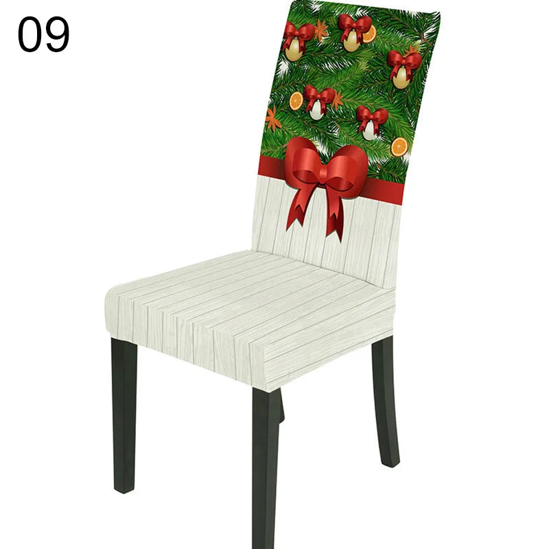 Festive Santa & Snowman Christmas Chair Covers - Image 21