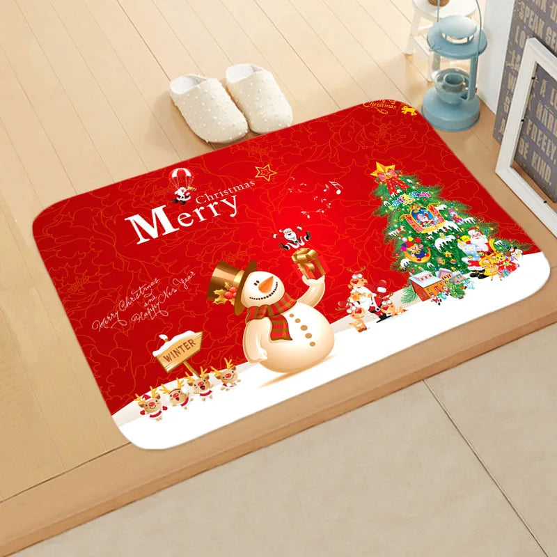 Festive Santa Claus Welcome Doormat for Christmas - Image 27