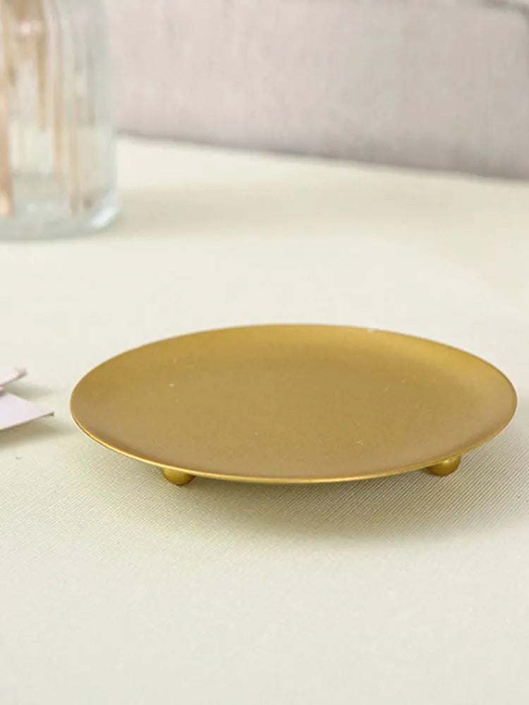 Elegant Gold Plated Candle Holders for Festive Decor - Image 22
