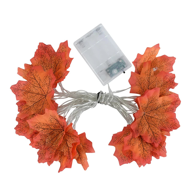 20LED Maple Leaf Fairy Lights for Festive Decor - Image 11