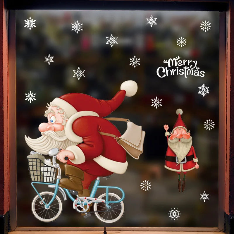 Festive Snowflake Wall Decals for Christmas Charm - Image 23