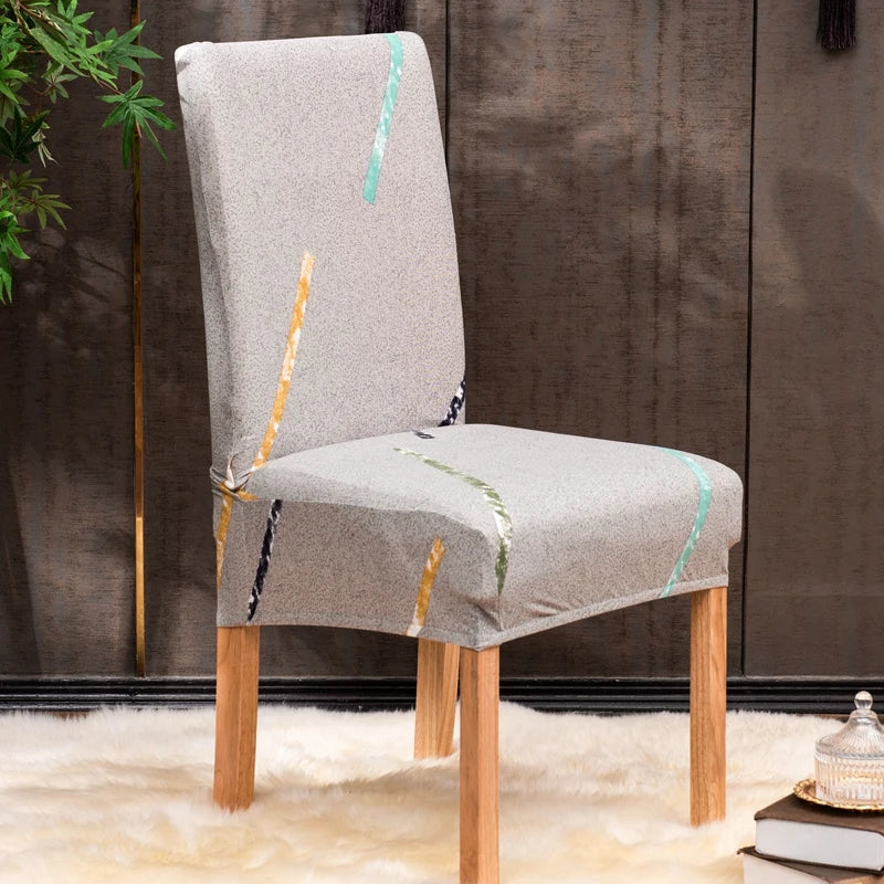 Festive Stretch Chair Covers for Holiday Dining - Image 14