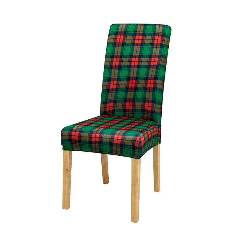 Stretchable Holiday Chair Covers - Festive Dining Décor - Image 12