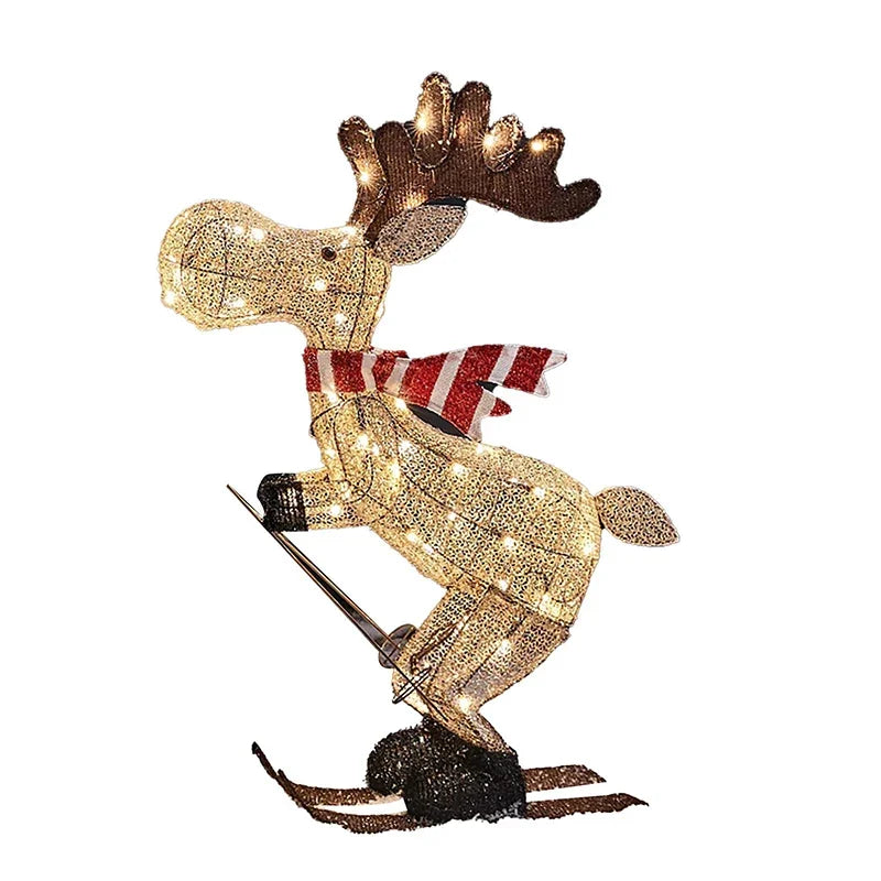 Deer Shaped LED Christmas Yard Decorations - Image 2