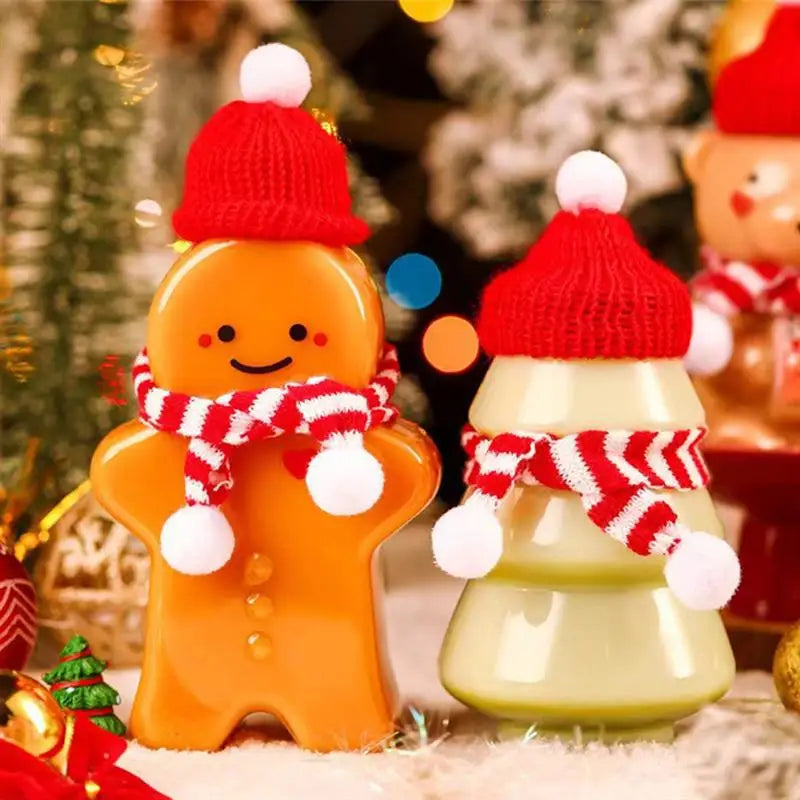 20 Miniature Santa Hat & Scarf Christmas Decor - Image 6