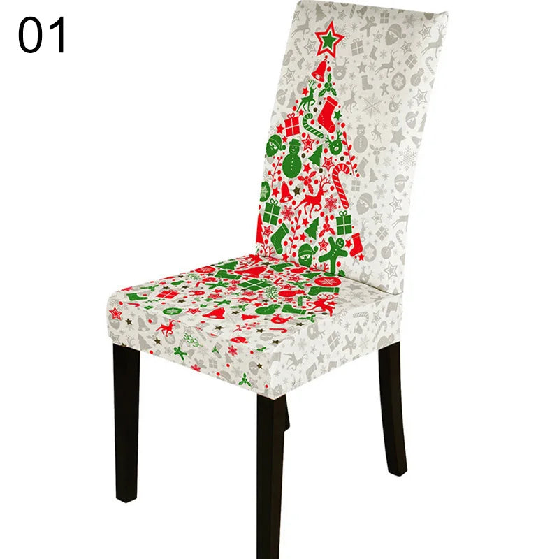 Festive Santa & Snowman Christmas Chair Covers - Image 2
