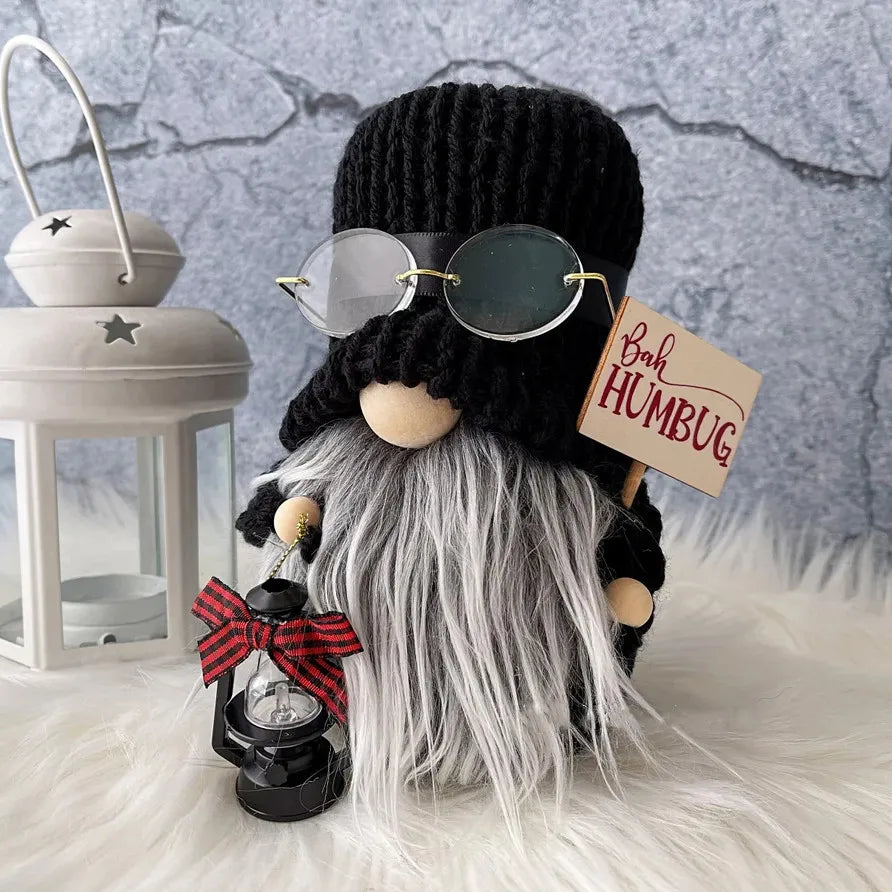 Adorable Faceless Santa Gnome Plush Ornament - Image 8