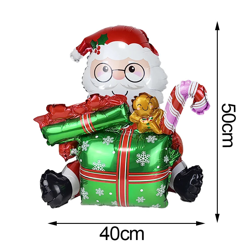 Festive Christmas Balloon Set: Snowman, Tree & Santa! - Image 20