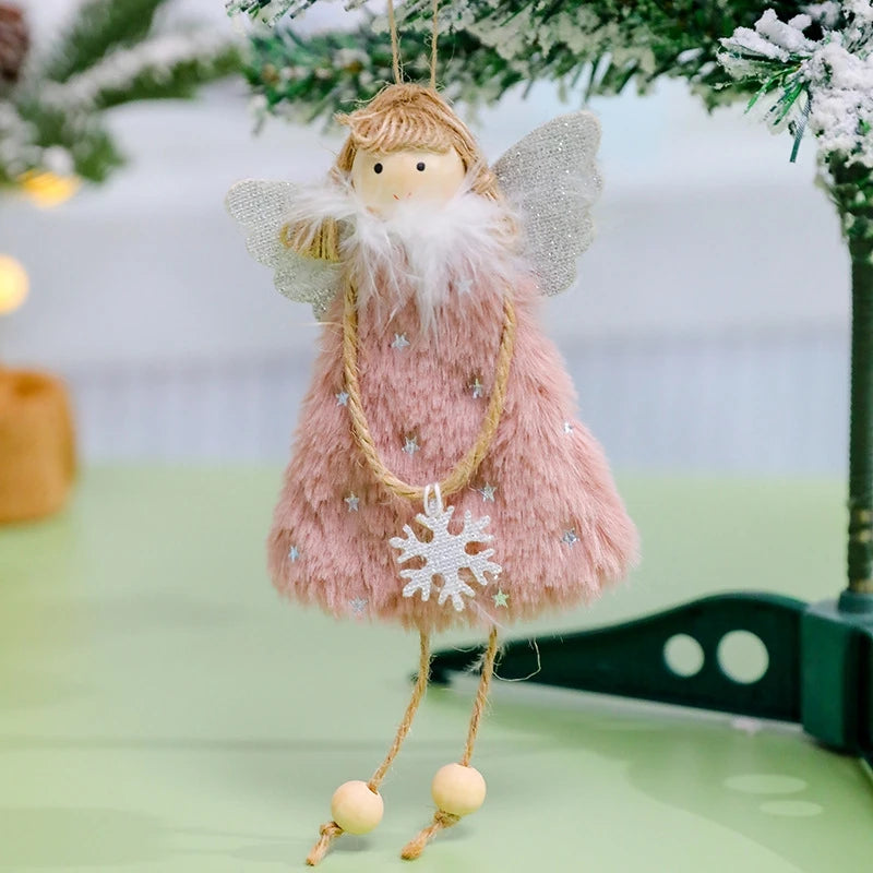 Charming Christmas Angel Doll Hanging Ornament - Image 36