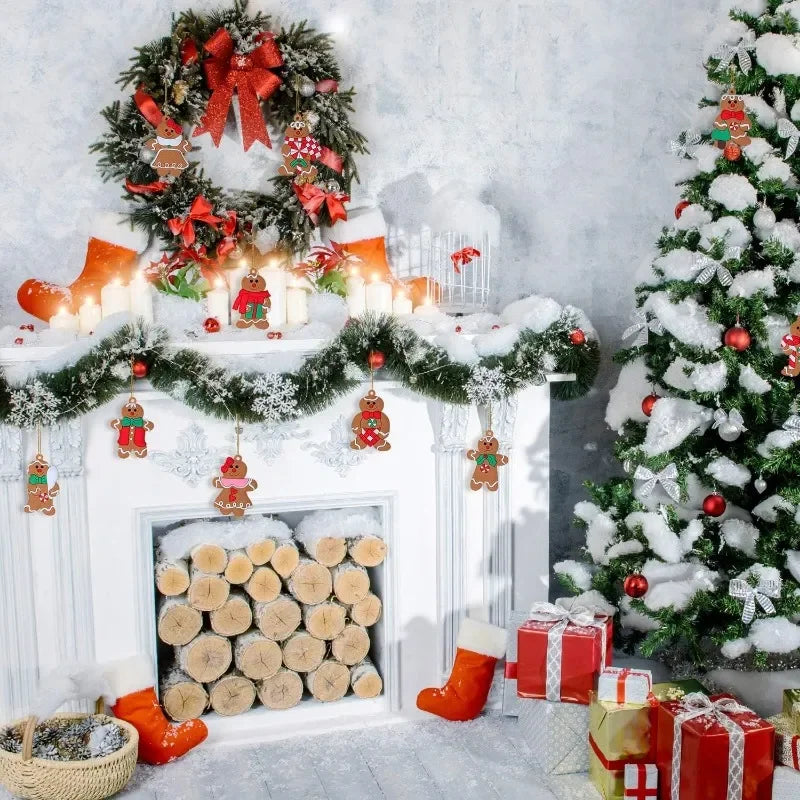 Gingerbread Man Christmas Tree Ornaments - Festive Decor - Image 5