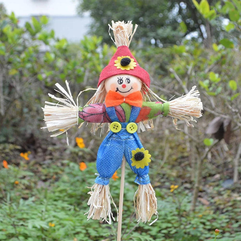 Charming Fall Scarecrow Ornament for Autumn Decor - Image 6
