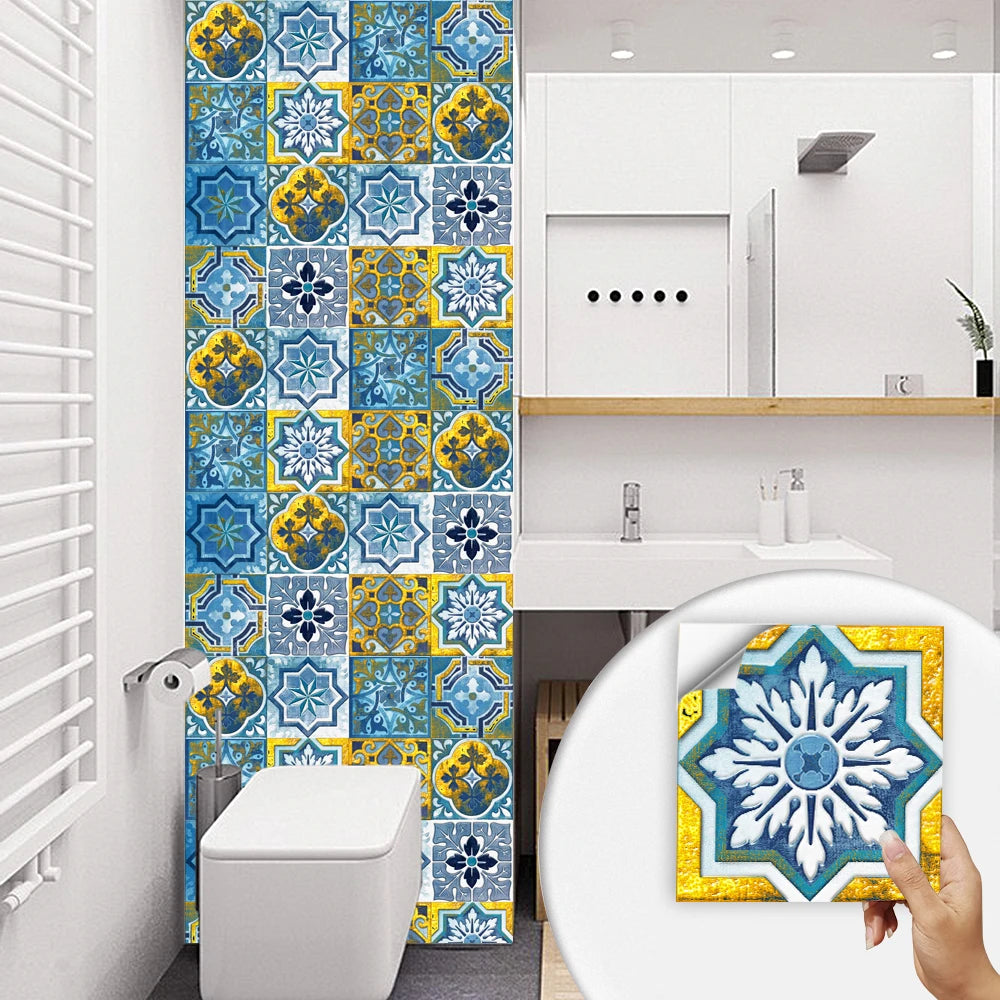 16-Piece Matte Waterproof Christmas Wall Stickers - Image 106