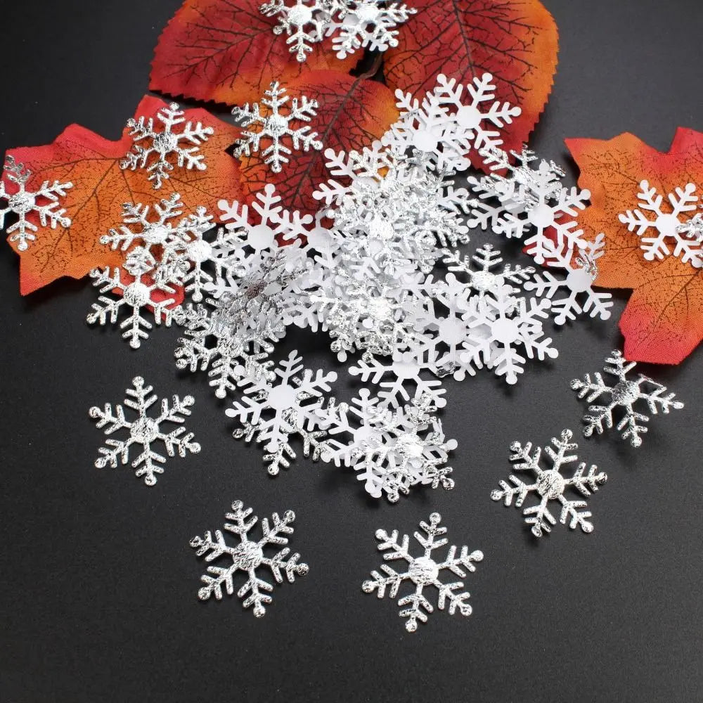 Colorful Glitter Snowflake Confetti for Christmas Decor - Image 19