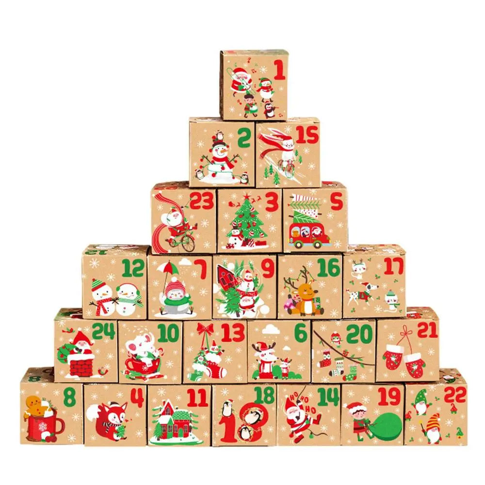 24-Day DIY Christmas Advent Calendar Box - Image 2