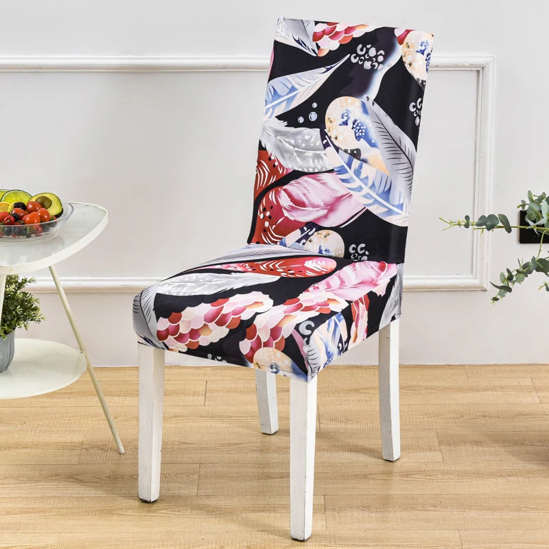 Festive Elastic Chair Covers for Holiday Cheer - Image 9