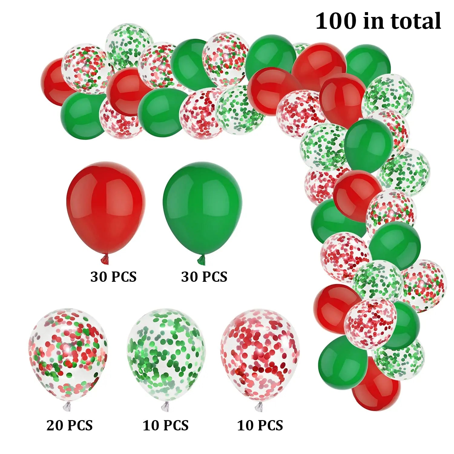 Festive Christmas Balloon Arch Kit - Santa & Gifts - Image 22