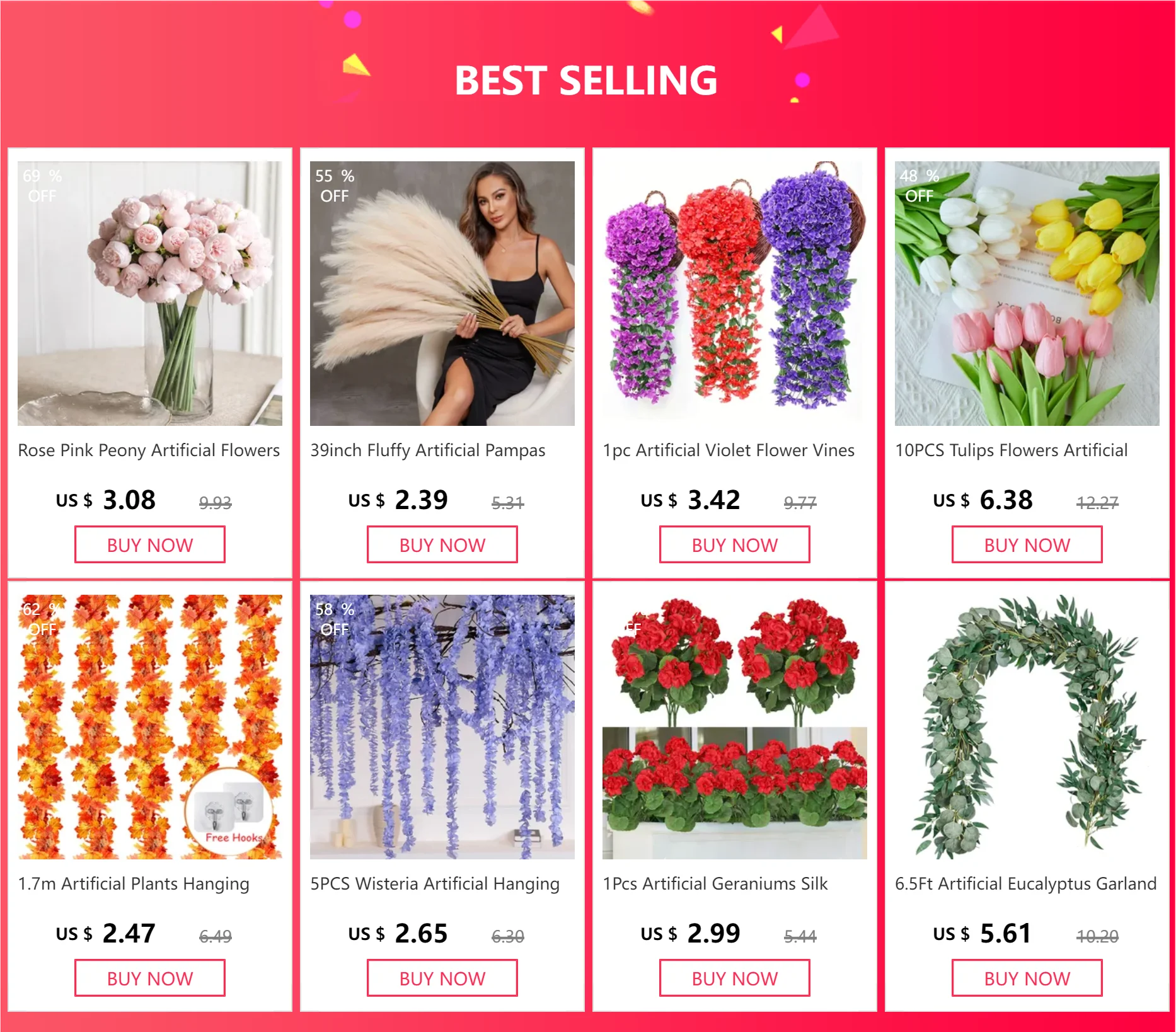 10/30 Pcs Fluffy Pampas Grass for Festive Decor - Image 18