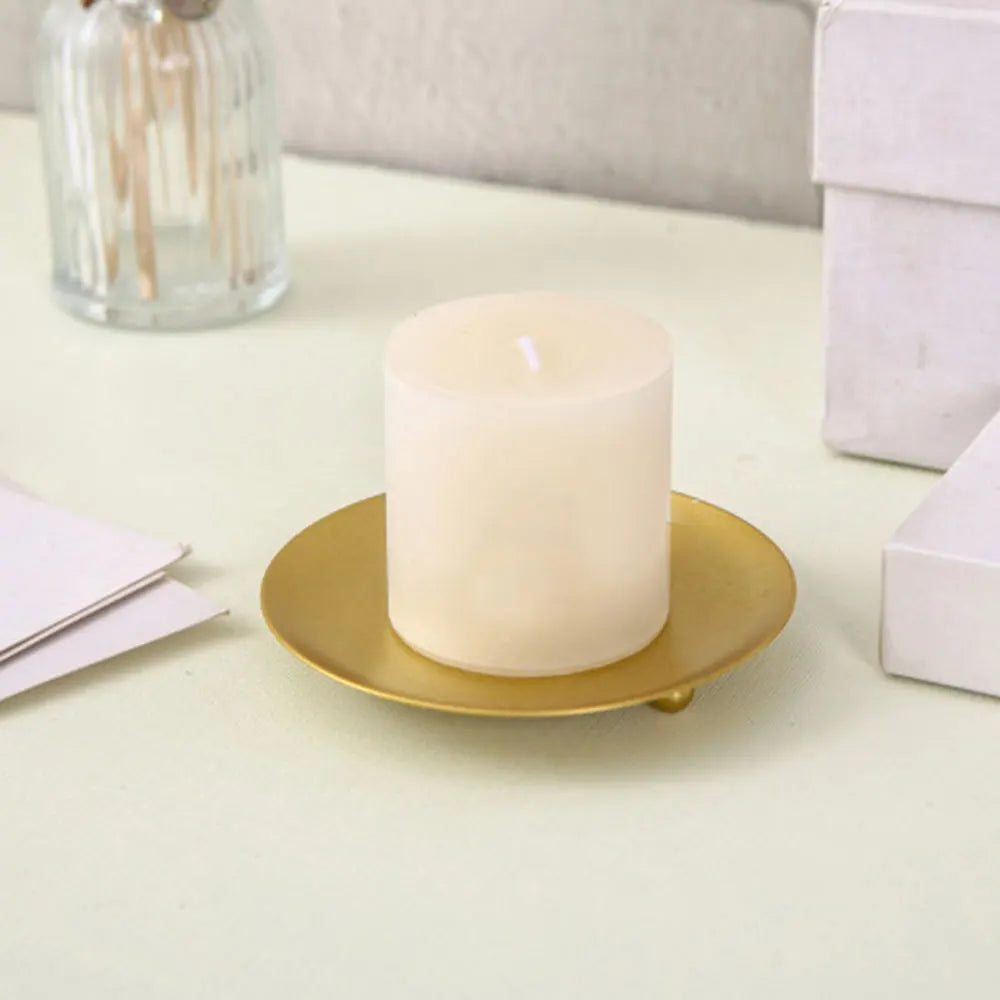 Elegant Gold Plated Candle Holders for Festive Decor - Image 16